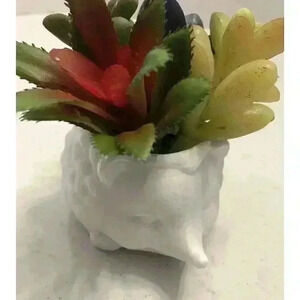 Prickles the Hedgehog Planter Decor Kikkerland Succulent Art Pottery